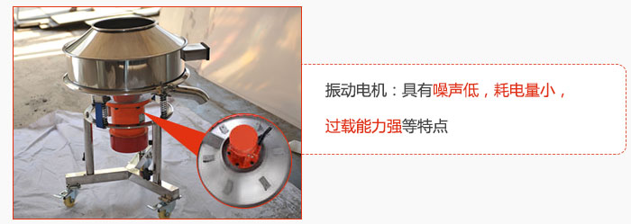 振動電機：具有噪聲低，耗電量小，過載能力強等特點
